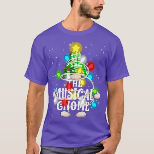 The Musical Gnome Christmas Matching Family Shirt