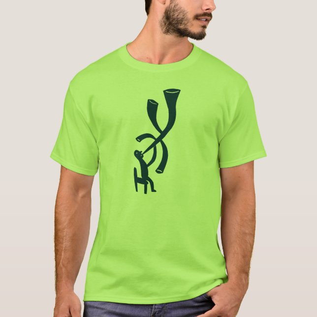 The Musician Go Wow Action Dance Hope Happiness T-Shirt (Front)