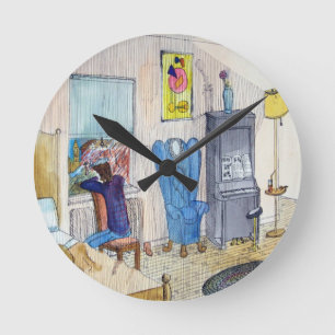 The Musician Round Clock