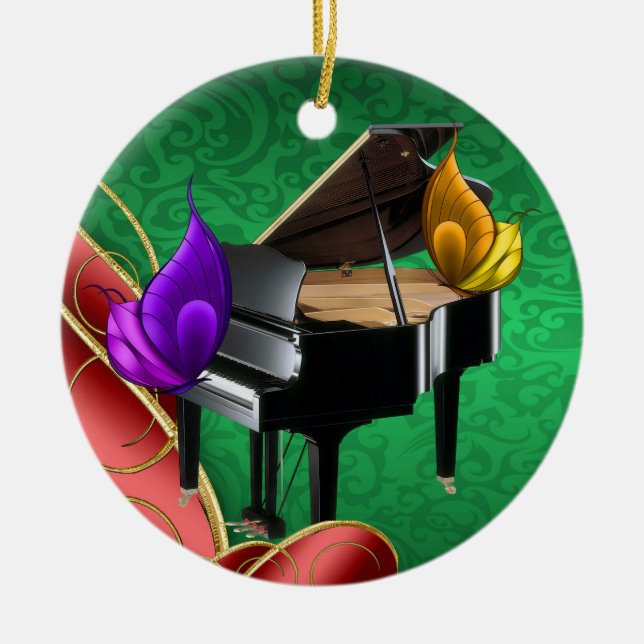 The Musician - SRF Ceramic Ornament (Front)