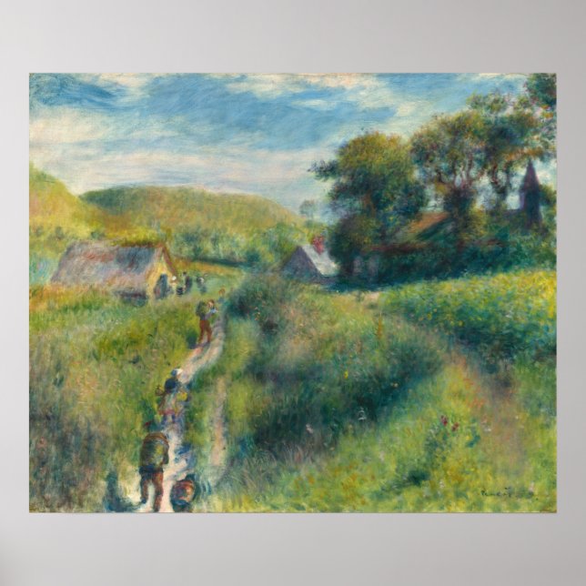 The Mussel Harvest - Auguste Renoir Fine Art Poster (Front)