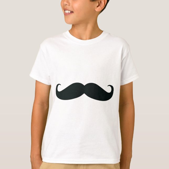 The Mustache Design T-Shirt (Front)