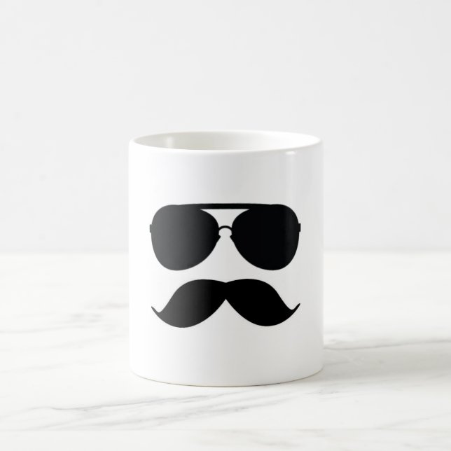 The Mustache Man Coffee Cup (Center)