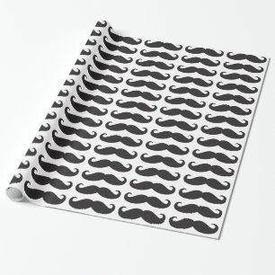 The mustache wrapping paper