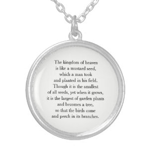 The Mustard Seed Parable Necklace
