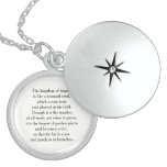 The Mustard Seed Parable Silver Locket