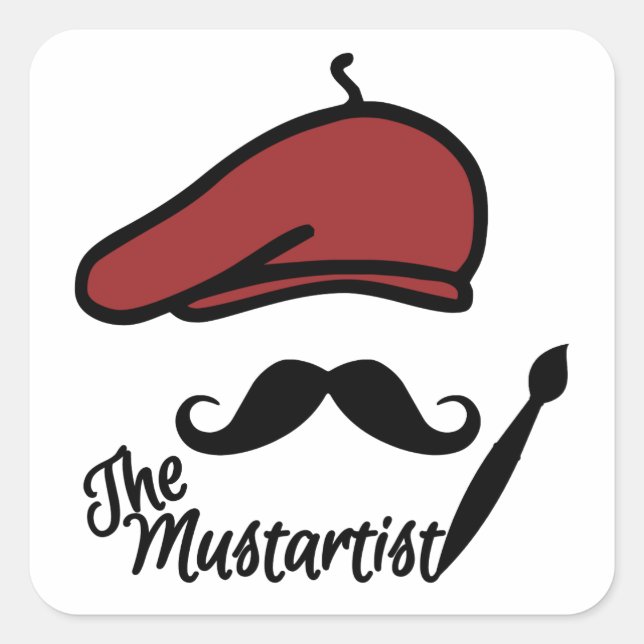 The Mustartist stickers (Front)