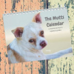 The Mutts Calendar For Dog Lovers<br><div class="desc">This calendar is a showcase of my best dog photos dedicated to the mix breed, better known as the Mutt. I am an avid fan of mutts and every adorable face you see in this calendar was one of my own beloved pets at one point in my life. I loved...</div>