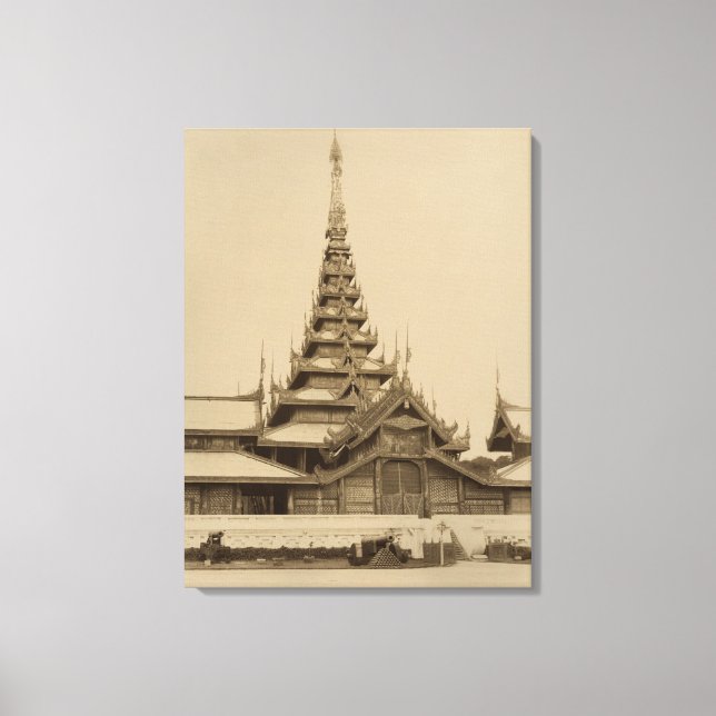 The Myei-nan or Main Audience Hall Canvas Print (Front)