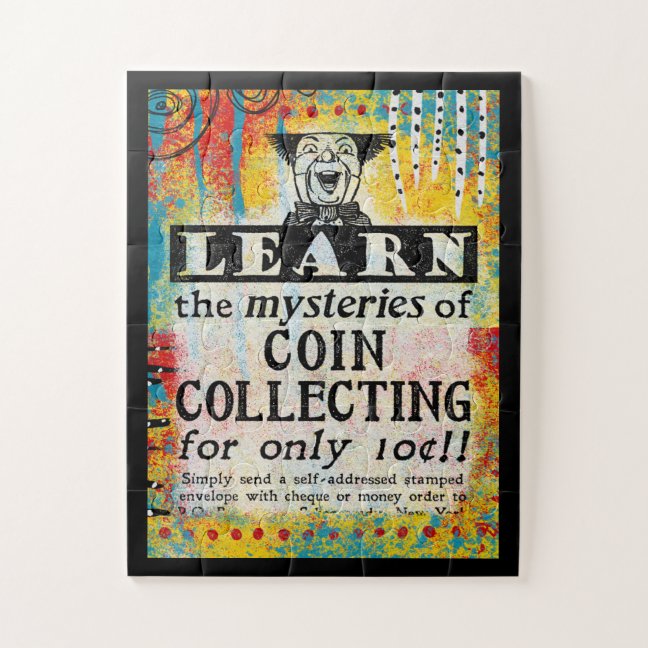 Funny Coin Collecting Jigsaw Puzzle - The Mysteries Of