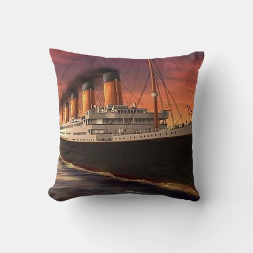 The mysterious secret of Titanic Throw Pillow
