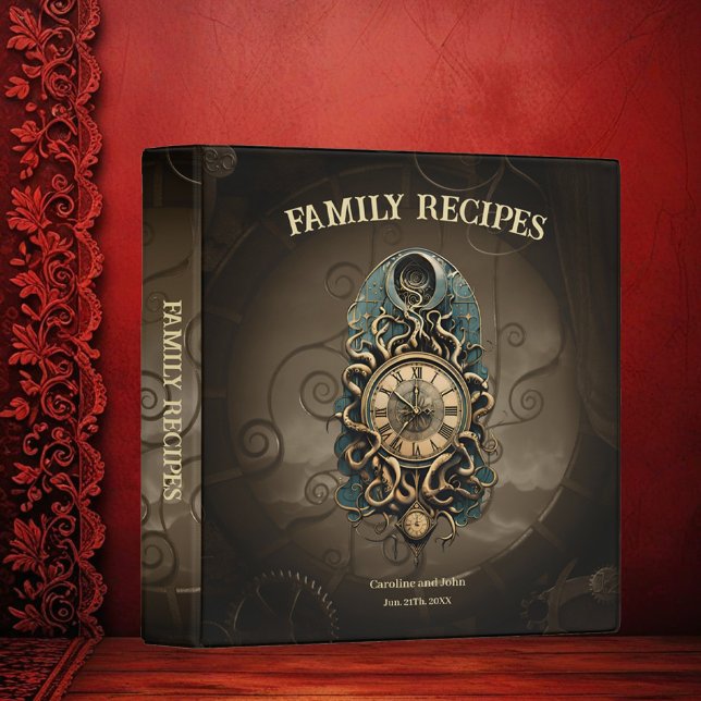 The mysterious steampunk movement 3 ring binder (Creator Uploaded)