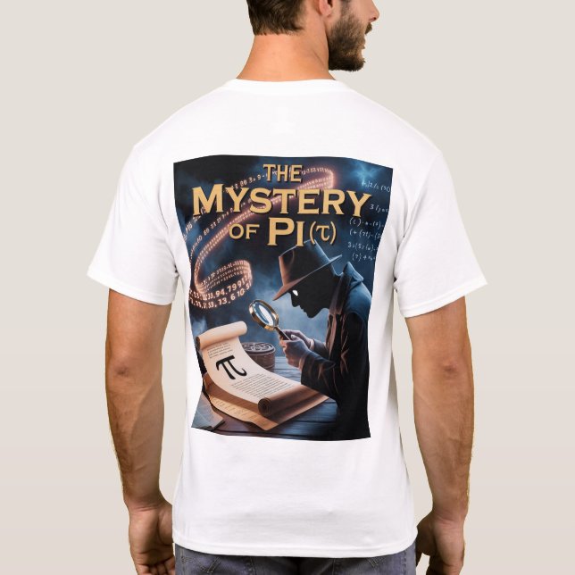 The mystery behind Pi T-Shirt (Back)