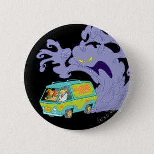 The Mystery Machine Escape Pinback Button