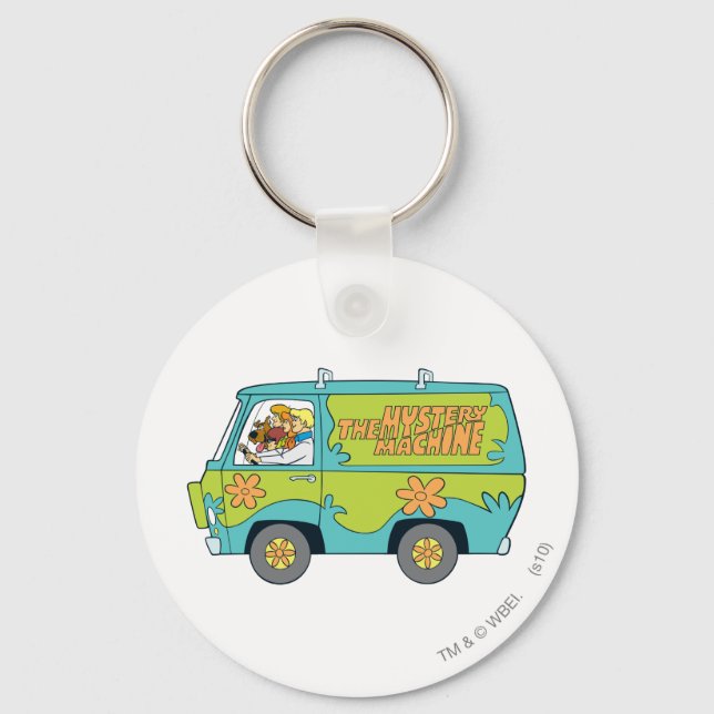 The Mystery Machine Left Side Keychain (Front)