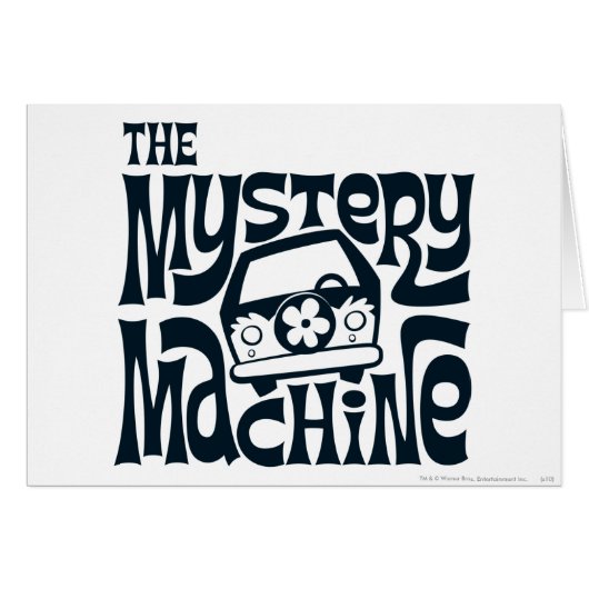 The Mystery Machine Retro Logo Cards (Front Horizontal)