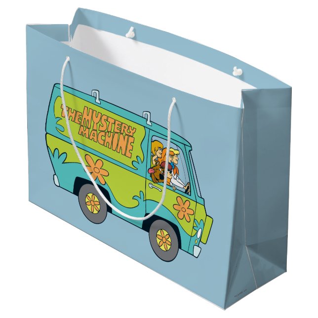 The Mystery Machine Right Side Large Gift Bag (Back Angled)