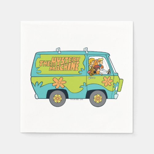 The Mystery Machine Right Side Paper Napkins