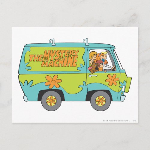 The Mystery Machine Right Side Postcard