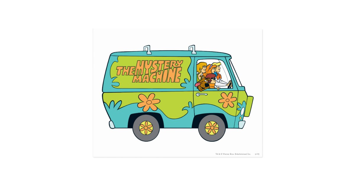 The Mystery Machine Right Side Postcard 