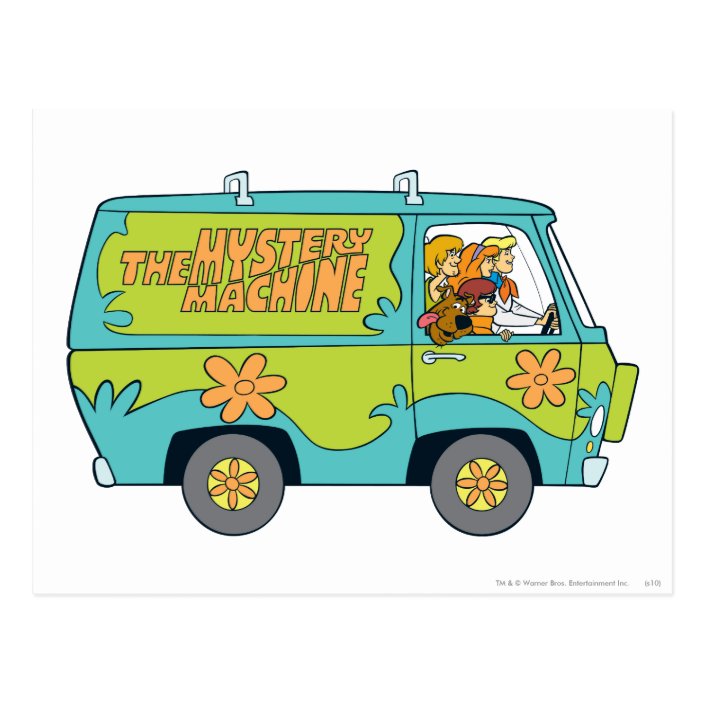 The Mystery Machine Right Side Postcard | Zazzle.com