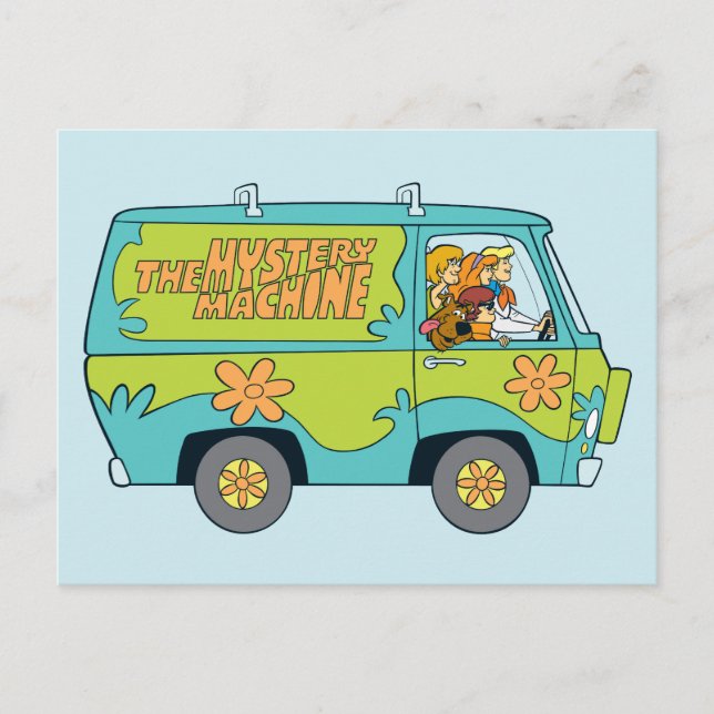 The Mystery Machine Right Side Postcard (Front)