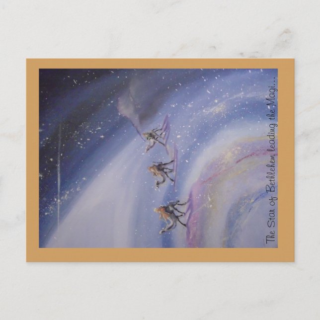 The Mystery of Christmas Holiday Postcard (Front)