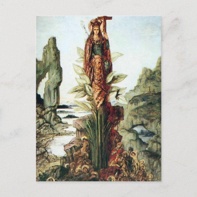 The Mystic Flower by Gustave Moreau Postcard (Front)