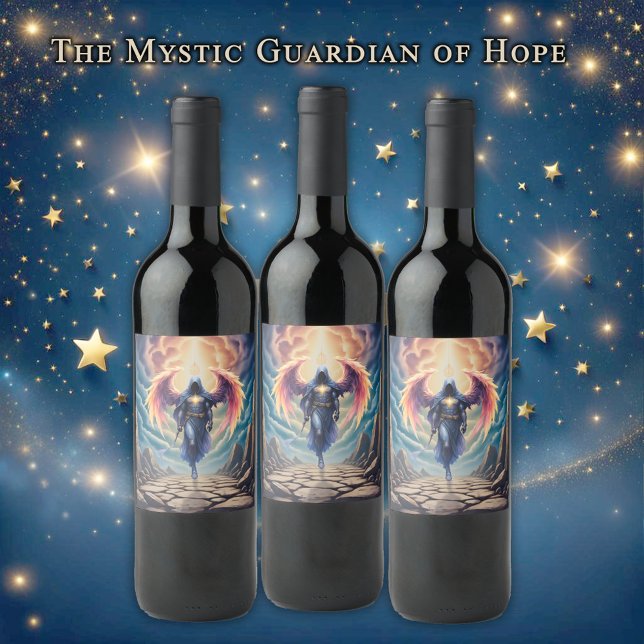 The Mystic Guardian of Hope  Wine Label (Creator Uploaded)