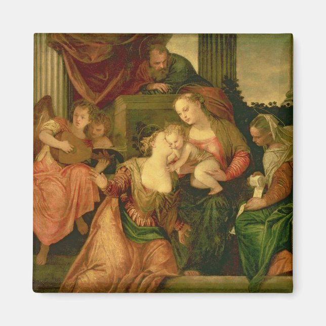 The Mystic Marriage of Saint Catherine Magnet (Front)