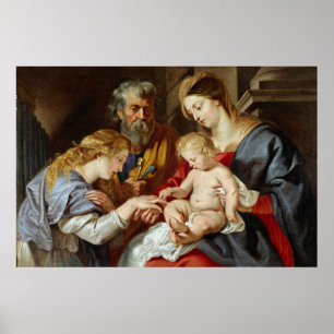 The Mystic Marriage of Saint Catherine Poster
