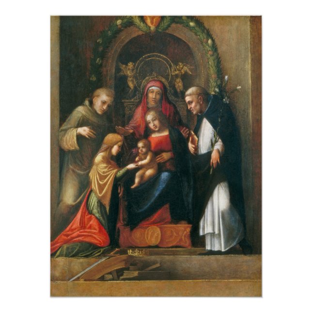 The Mystic Marriage of Saint Catherine Poster (Front)