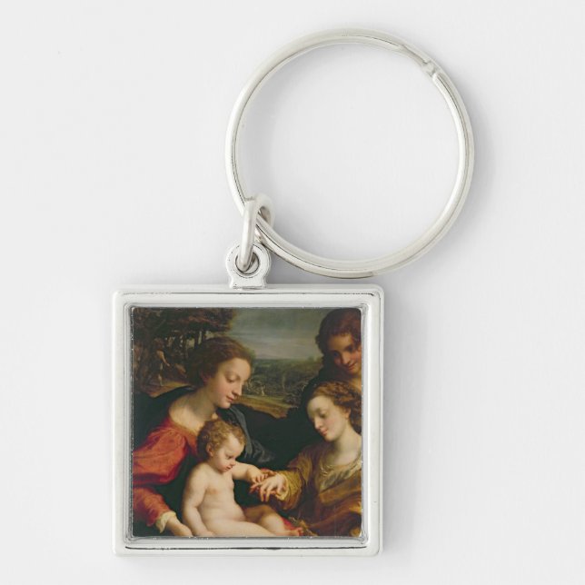 The Mystic Marriage of St. Catherine of Keychain (Front)