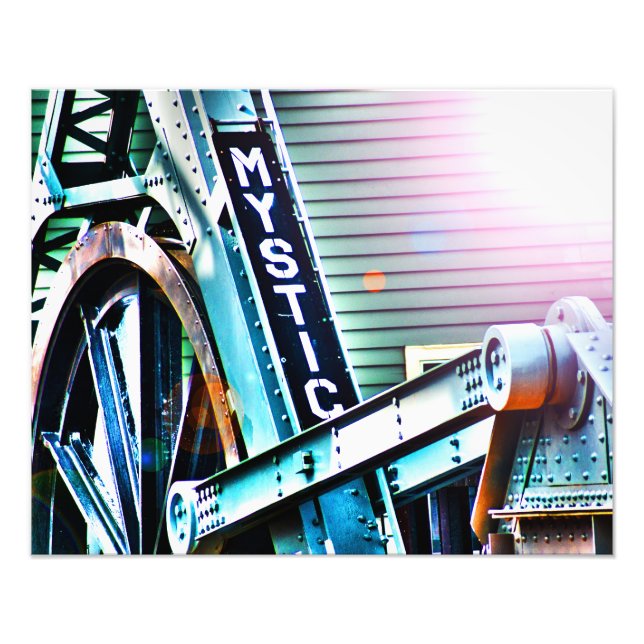 The Mystic River Drawbridge As I See It Photo Print (Front)