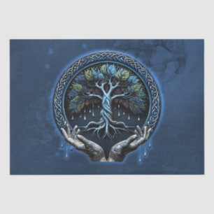 The mystical Celtic Tree of Life Tissue Paper
