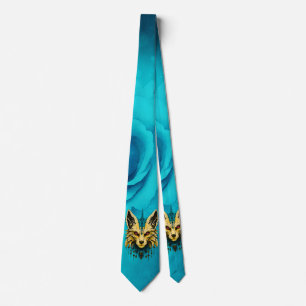The mystical fox head, noble and mysterious.  neck tie