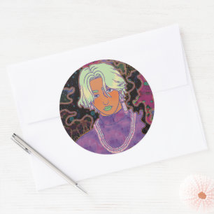 The Mystical Man Classic Round Sticker