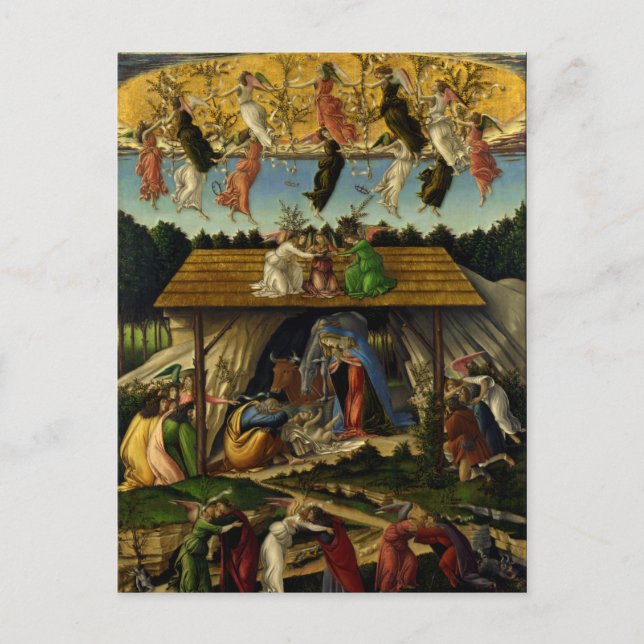 The Mystical Nativity - Botticelli Postcard (Front)