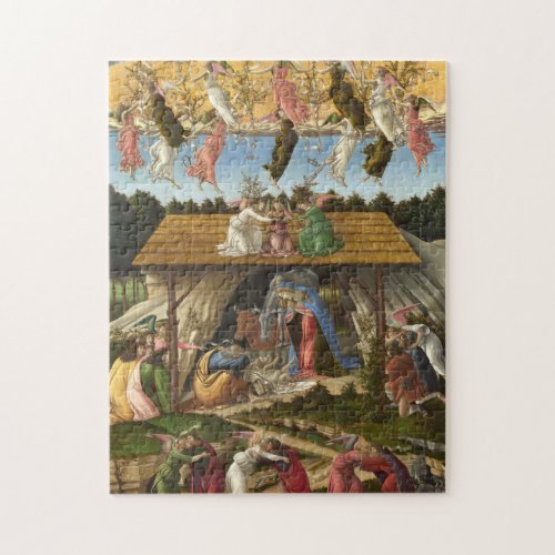 The Mystical Nativity By Sandro Botticelli Jigsaw Puzzle