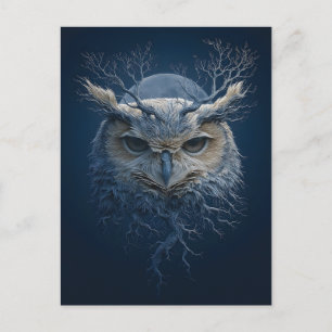 The Mystical Owl of the Ancient Forest Postcard