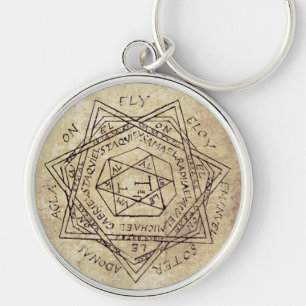The Mystical Sigil of Archangel Michael Keychain