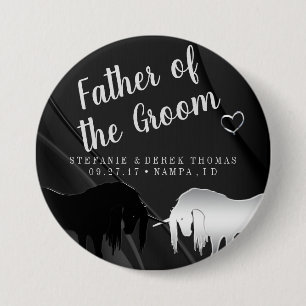 The Mystical Unicorn Wedding (Father of the Groom) Button