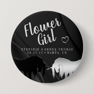 The Mystical Unicorn Wedding (Flower Girl) Button