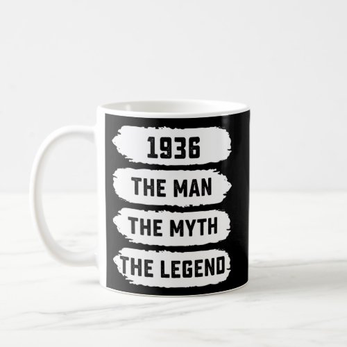 The Myth Legend 1936 87Th For 87 Coffee Mug