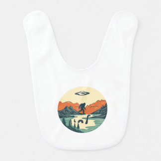 The Mythical Backdrop Baby Bib
