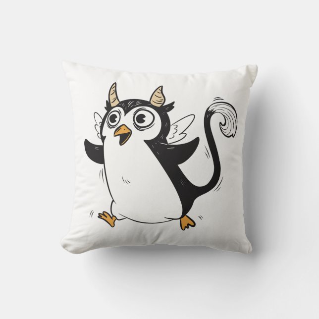 The Mythoguim Throw Pillow (Front)