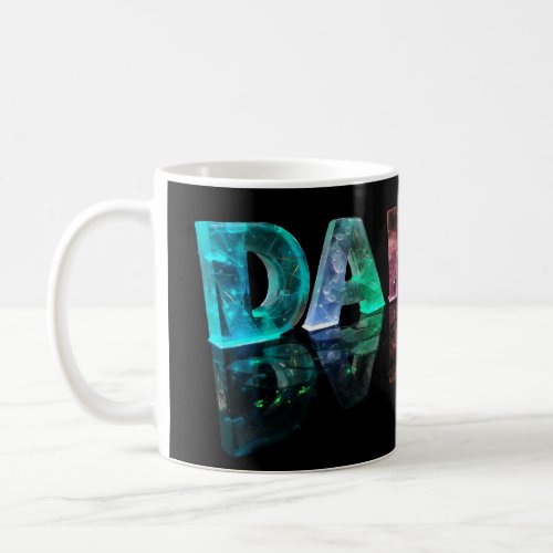 The Name Daniel in 3D Lights Photograph Coffee Mug
