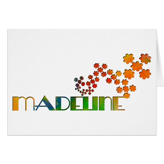 The Name Game - Madeline Cards (Front Horizontal)