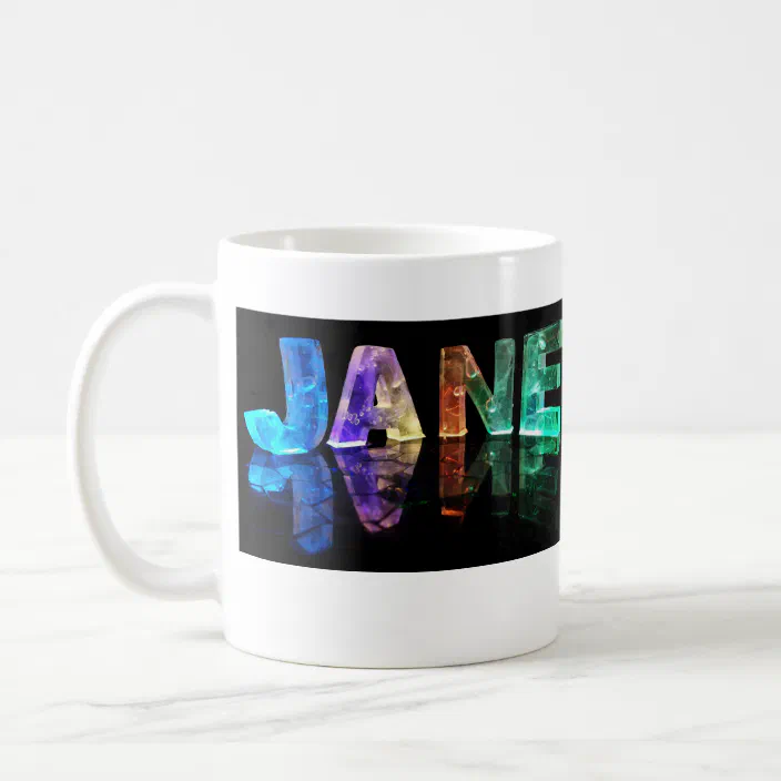 NOAH Coffee Mug Cup featuring the name in photos of sign letters 