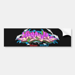 The name Makayla in graffiti-Bumper Sticker